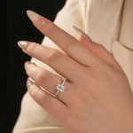 S925 Maxine Moissanite 1.0 Ct~3.5Ct Radiant Cut Engagement Ring in Sterling Silver - Image 22