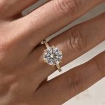 S925 Classic 6 Prong 3.0Ct/4.0Ct Round Cut Simulated Diamonds Engagement Ring Iin Sterling Silver - Image 17