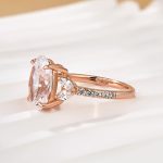 S925 Maxine 4.0 CT Oval and Angled Marquise Five Stone Engagement Ring - Image 12