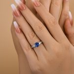 S925 Twist 1.25 Carat Round Cut Promise Ring For Her In Sterling Silver - Image 8