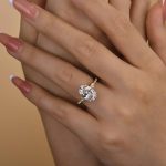 S925 Attractive 4.0Ct Oval Cut Engagement Ring - Image 3
