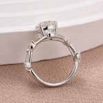 S925 Maxine Vintage Moissanite 2.0 Carat Vine Design Round Cut Engagement Ring - Image 8