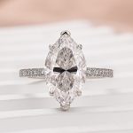 S925 Maxine Moissanite 1.0 Ct~4.0 Ct Marquise Cut Engagement Ring For Women - Image 5