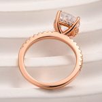 S925 Maxine Classic 3.0Ct Cushion Cut Engagement Ring In Sterling Silver - Image 15