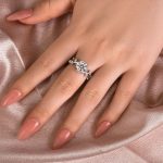 S925 Maxine Vintage Moissanite 2.0 Carat Vine Design Round Cut Engagement Ring - Image 5