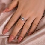S925 Moissanite Classic 2.0~3.0Carat Round Cut Engagement Ring - Image 7