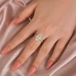 S925 Maxine Moissanite 1.0 Ct~4.0 Ct Marquise Cut Engagement Ring For Women - Image 9