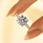 S925 Maxine Luxury 4.0 CT Round Cut Engagement Ring - Image 7