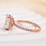 S925 Maxine Moissanite 1.0 Ct~3.5Ct Radiant Cut Engagement Ring in Sterling Silver - Image 16