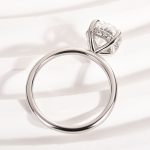 S925 Maxine Moissanite Solitaire 2.0~4.0 Carat Round Cut Engagement Ring - Image 6