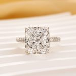S925 Maxine Timeless 6.0Ct/12.0Ct Radiant Cut Engagement Ring In Sterling Silver - Image 10