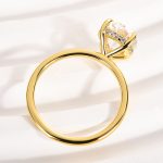 S925 Maxine Moissanite Solitaire 2.0~4.0 Carat Round Cut Engagement Ring - Image 12