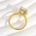 S925 Exclusive Cushion Cut Women's Engagement Ring In Sterling Silver - Image 11