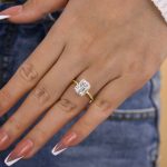 S925 Maxine Excellent 4.0 Ct Cushion Cut Engagement Ring - Image 3