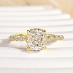 S925 Exquisite 2.0 Carat Cushion Cut Engagement Ring In Sterling Silver - Image 11