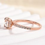 S925 Maxine Moissanite 2.0 Ct~2.5 Ct Cushion Cut Engagement Ring - Image 18