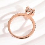 S925 Maxine Moissanite 2.0 Ct~2.5 Ct Cushion Cut Engagement Ring - Image 17