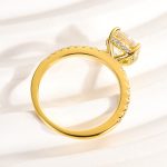 S925 Maxine Moissanite 2.0 Ct~2.5 Ct Cushion Cut Engagement Ring - Image 14
