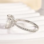 S925 Maxine Moissanite 4.0 CT Heart Cut Engagement Ring For Women - Image 5