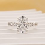 S925 Luxe 4.0Ct Oval Cut Engagement Ring In Sterling Silver For Women - Image 3