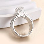 S925 Unique 3 Prong 3.0Ct Pear Cut Engagement Ring - Image 5