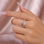 S925 Maxine Moissanite 2.0 Ct~2.5 Ct Cushion Cut Engagement Ring - Image 3