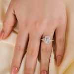 S925 Luxurious Radiant Cut & Heart Cut Three Stone Engagement Ring In Sterling Silver - Image 8