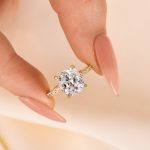 S925 3.0 Carat Cushion Cut White Sapphire Women's Engagement Ring In Sterling Silver - Image 7