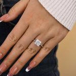 S925 Stunning Square Solitaire Princess Cut Engagement Ring - Image 4