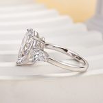 S925 Gorgeous 4.0Ct Pear Cut Three Stone Engagement Ring - Image 6
