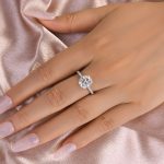 S925 Maxine Moissanite 3.0 Ct Cushion Cut Engagement Ring For Women - Image 2