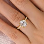 S925 Maxine Moissanite 3.0 Ct Cushion Cut Engagement Ring For Women - Image 8
