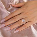 S925 Maxine Moissanite 3.0 Ct Cushion Cut Engagement Ring For Women - Image 16
