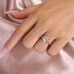 S925 Maxine Moissanite 3.0 Ct Cushion Cut Engagement Ring For Women - Image 17