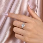 S925 Maxine Moissanite 3.0 Ct Cushion Cut Engagement Ring For Women - Image 4