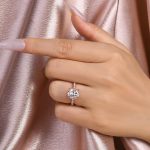 S925 Maxine Moissanite 3.0 Ct Cushion Cut Engagement Ring For Women - Image 18