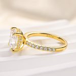 S925 Maxine Moissanite 3.0 Ct Cushion Cut Engagement Ring For Women - Image 13