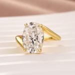 S925 2.0Ct/5.5Ct Oval Cut Unique Engagement Ring Travel Rings In Sterling Silver - Image 10