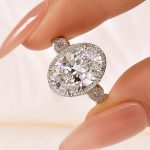 S925 4.5Ct Oval Cut Twist Engagement Ring Travel Rings In Sterling Silver - Image 5
