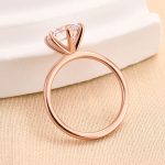 S925 Classic Round Cut Solitaire Engagement Ring for Her - Image 16
