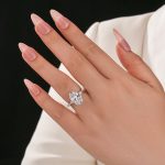 S925 4.5Ct Oval Cut Engagement Ring Promise Ring For Her - Image 3