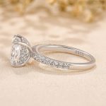S925 Sparkle Square 2.0CtPrincess Cut Engagement Ring For Women in Sterling Silver - Image 5