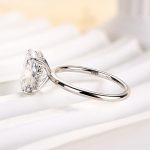 S925 Maxine Excellent 4.0 Ct Cushion Cut Engagement Ring - Image 11