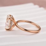 S925 Classic 4.0Ct Solitaire Oval Cut Hidden Halo Engagement Ring In Sterling Silver - Image 21