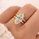 S925 Unique 4.0Ct Marquise Cut Solitaire Engagement Ring Travel Ring In Sterling Sliver