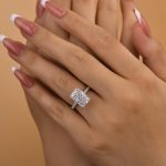 S925 Maxine 5.0Ct Elongated Radiant Cut Engagement Ring - Image 2