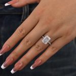 S925 Maxine 5.0Ct Elongated Radiant Cut Engagement Ring - Image 3