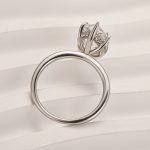 S925 Fashion Marquise Cut Women's Engagement Ring In Sterling Silver - Image 5