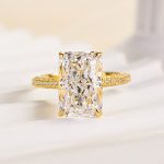 S925 Maxine 5.0Ct Elongated Radiant Cut Engagement Ring - Image 8