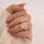 S925 5.5Ct Cushion Cut Hidden Halo Engagement Ring Travel Ring - Image 2